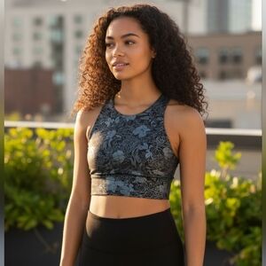 😻 3/$30 Size 4 Lululemon High-Neck Energy Longline Sports Bra